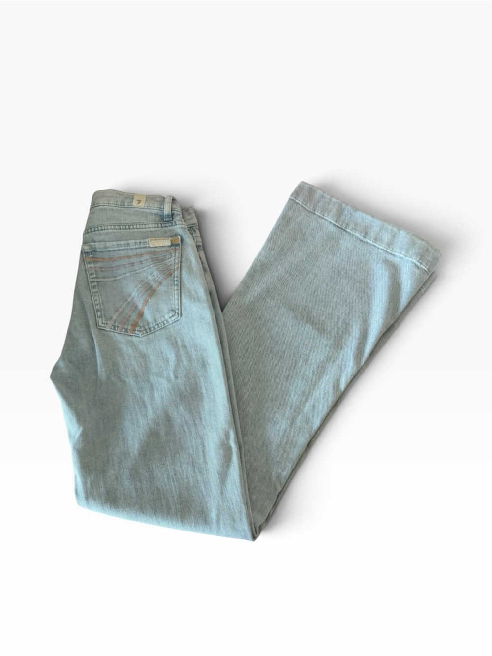 7FAM Italian Fabric Dojo Tailorless Malibu Sky Size 25